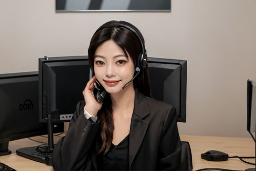 镜头下的专业与温柔 电脑女性客服人物肖像摄影的艺术